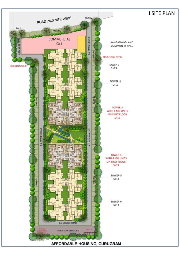 Rajvik ที่อยู่อาศัยราคาไม่แพงวินาที 79 Gurgaon media 5