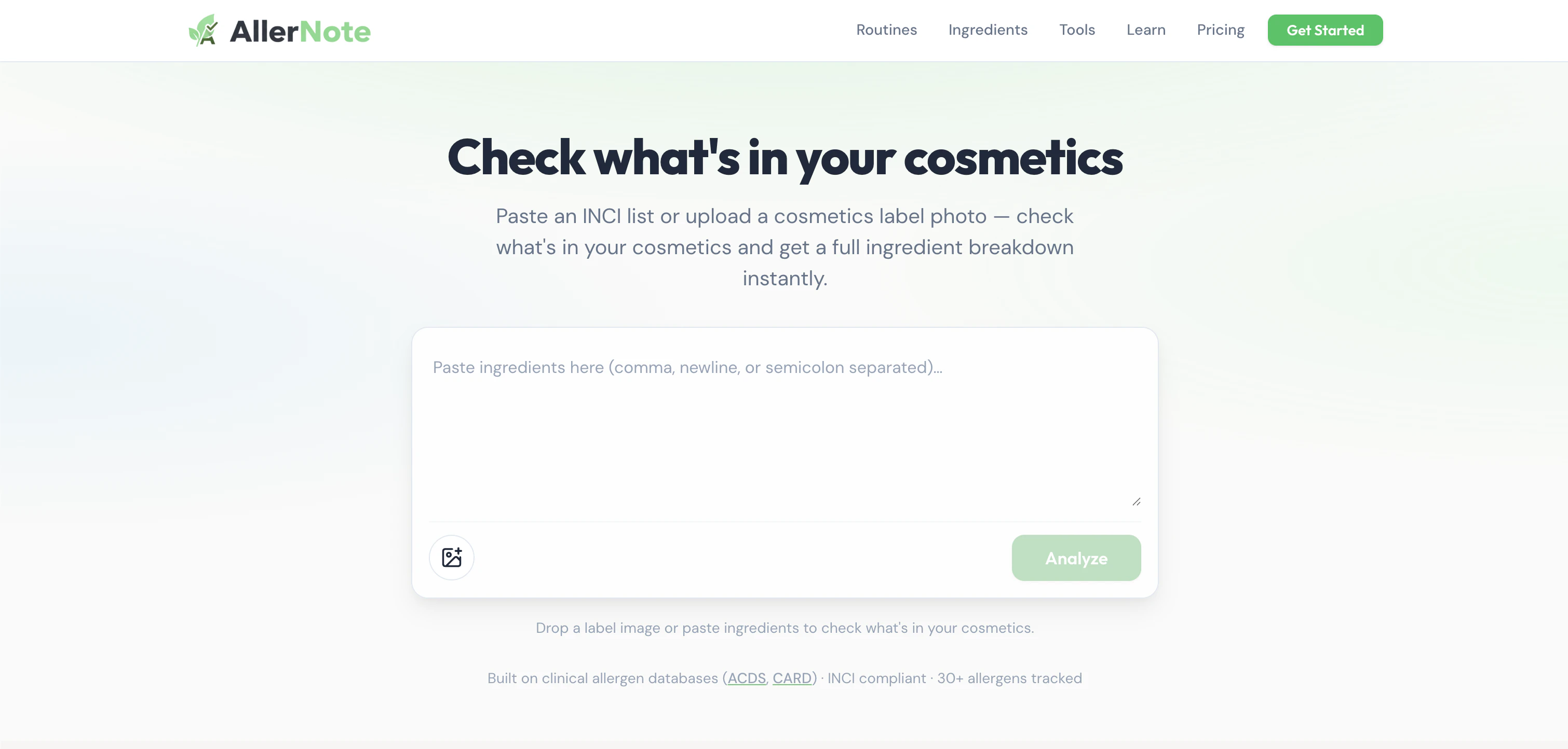 AllerNote screenshot 2