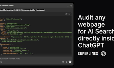 Superlines AI Search Auditor for ChatGPT