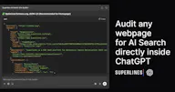 Superlines AI Search Auditor for ChatGPT