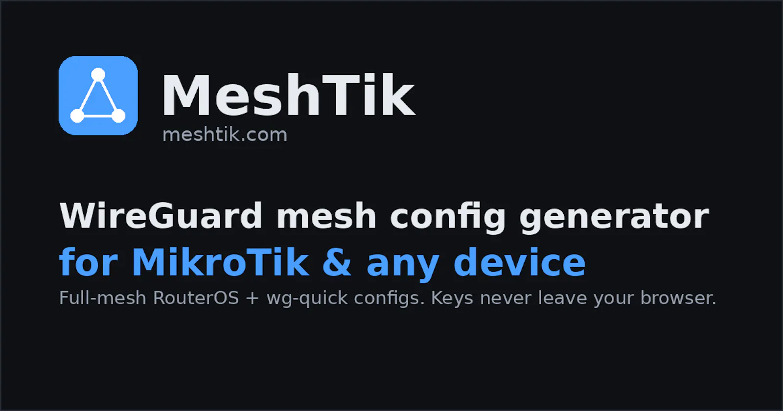 MeshTik screenshot 1