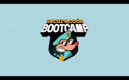 Secure Code Bootcamp media 1