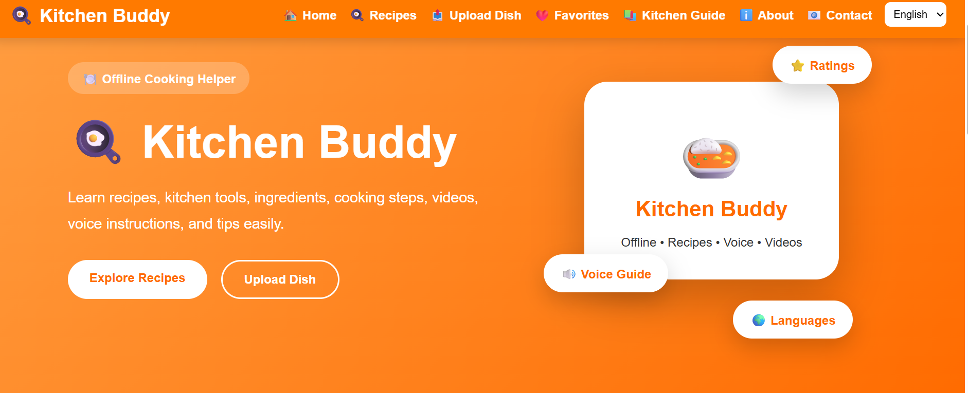 Kitchen Buddy – Offline Recipe Guide gallery image