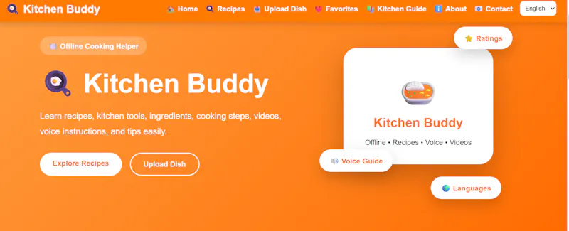 Kitchen Buddy – Offline Recipe Guide screenshot 1