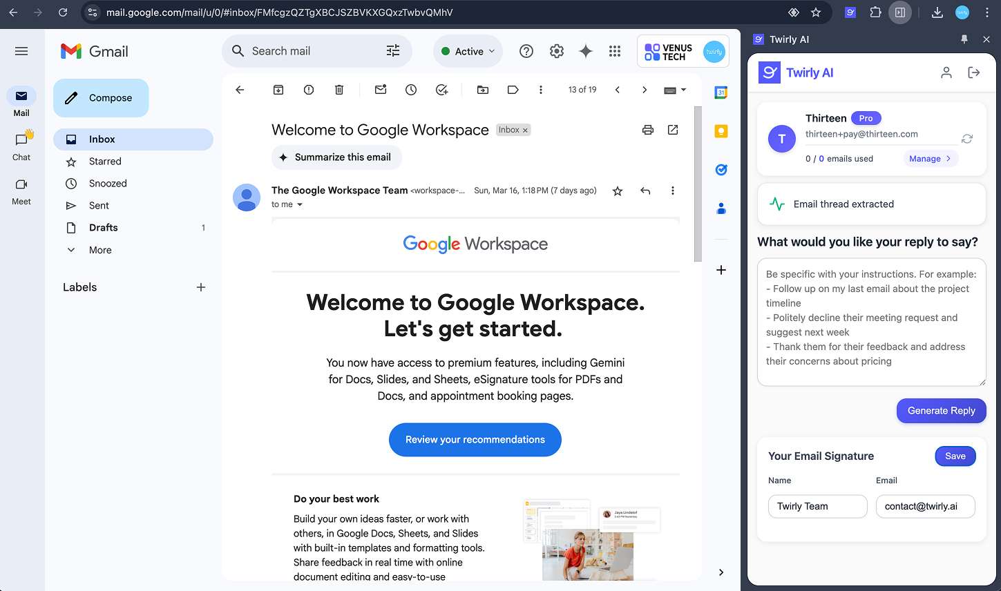 Twirly AI - Twirly scrive risposte per te, installatamente.🧠 media 5