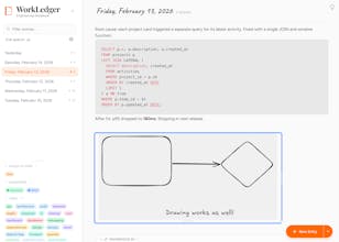 WorkLedger — Engineering Notebook gallery image