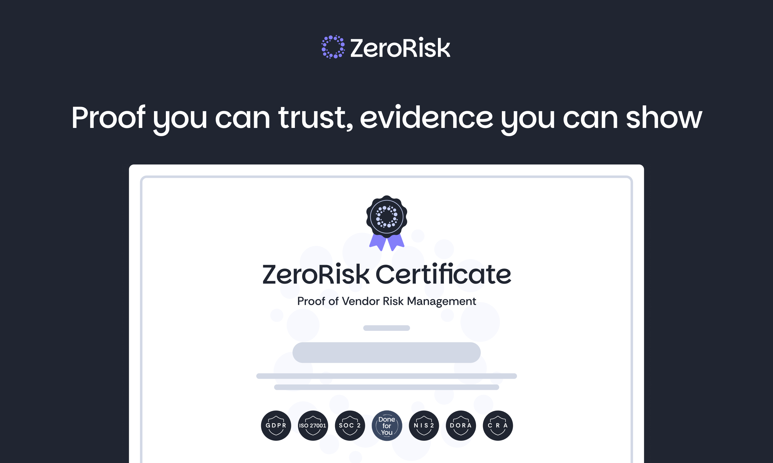 ZeroRisk Vendor Management gallery image