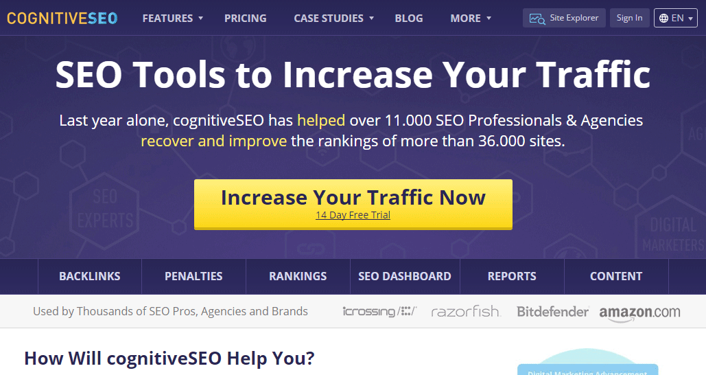 وسائط cognitiveseo - أدوات SEO لزيادة حركة المرور الخاصة بك 2