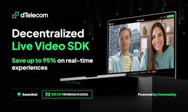 Decentralized infrastructure for seamless audio/video conferencing and live-streaming