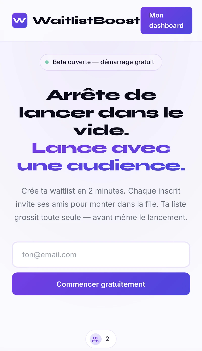 WaitlistBoost screenshot 1