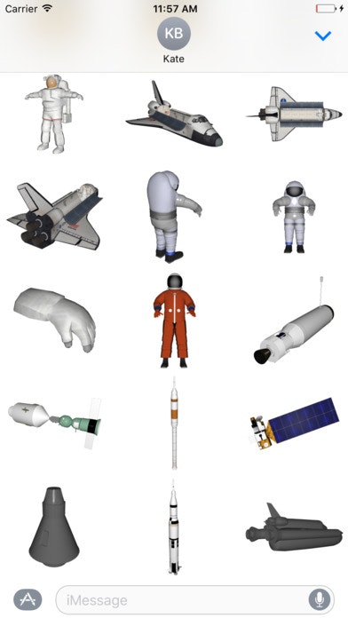 Astronaut Stickers gallery image