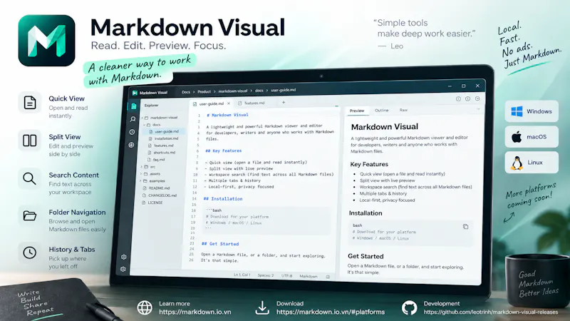 Markdown Visual screenshot 1