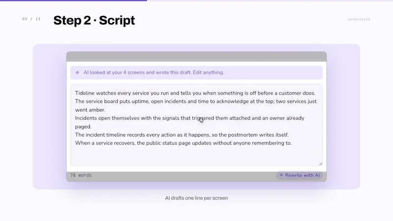 DemoScreen screenshot 1 (video preview)