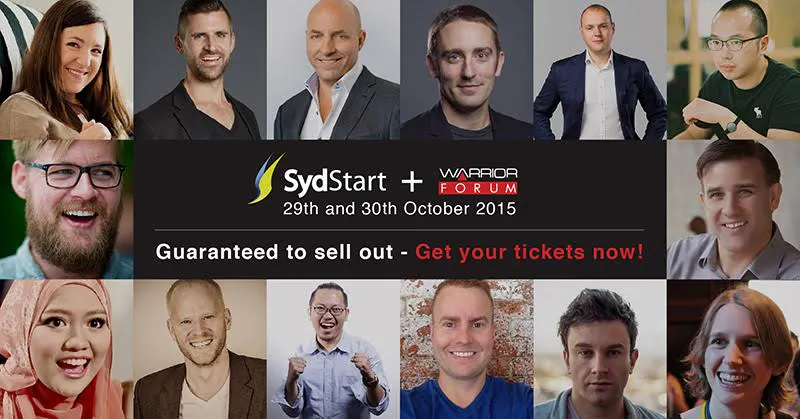 SydStart 29th and 30th October