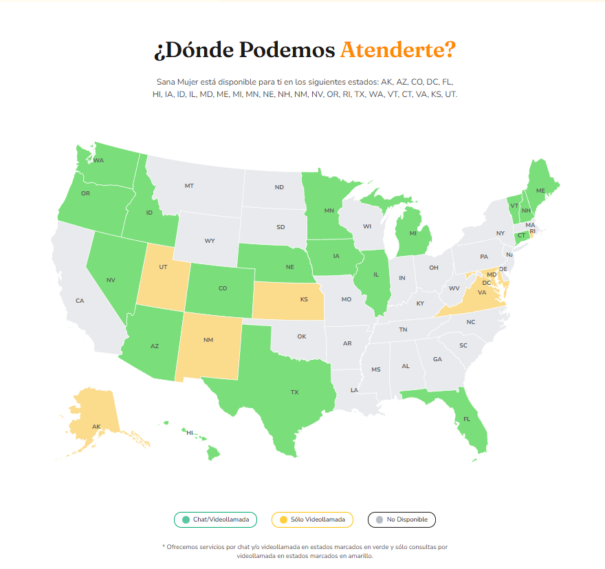 Sana Mujer - Screenshot 3 showing product features and functionality