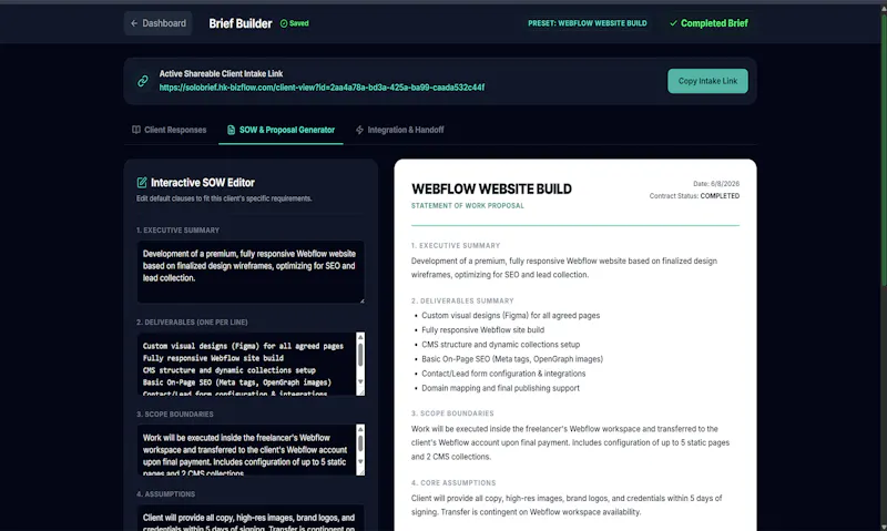 SoloBrief screenshot 5