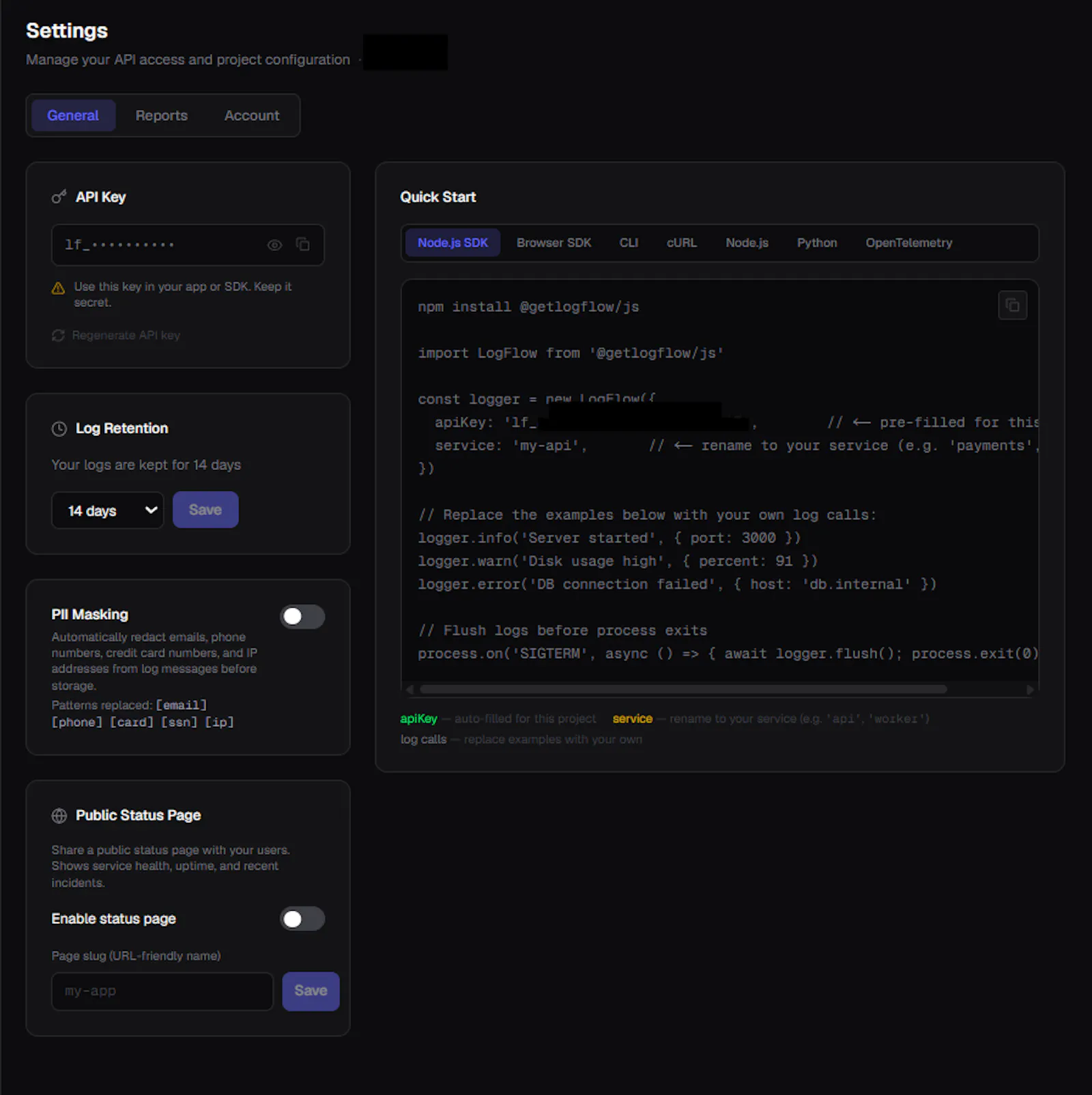 LogFlow screenshot 10