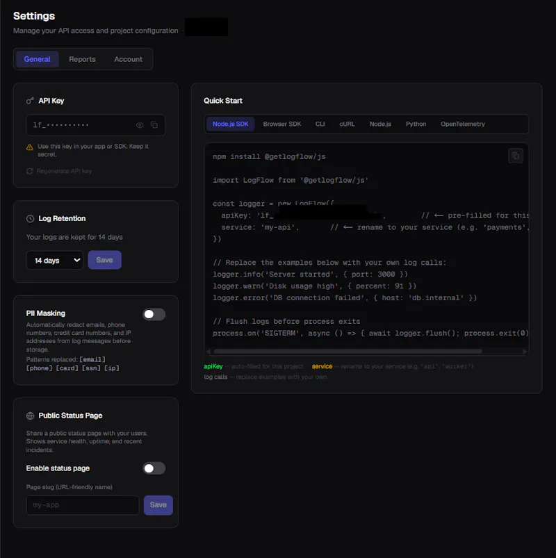 LogFlow screenshot 10