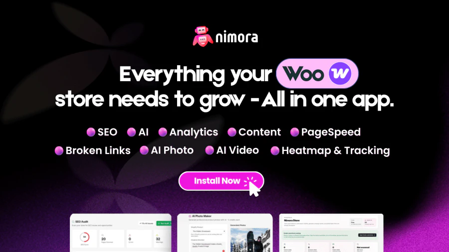 Nimora for WordPress screenshot 1