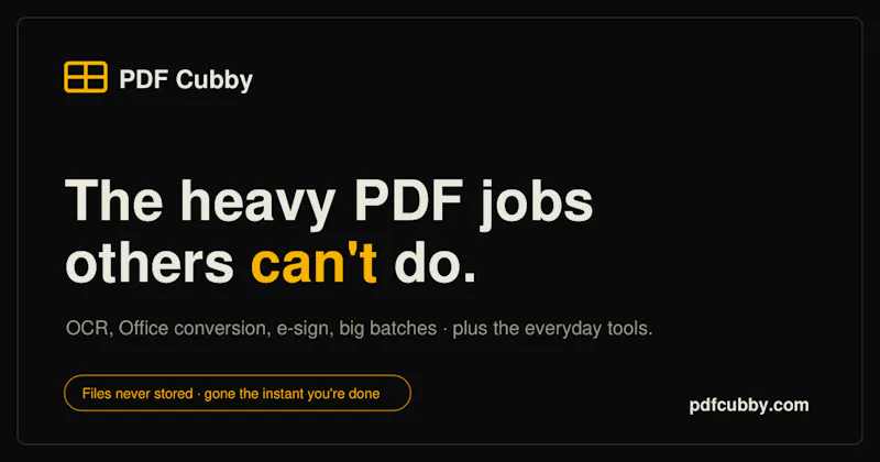 PDF Cubby screenshot 1