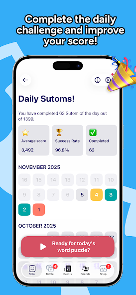 Sutom By Lexi - Word Puzzle Game gallery image