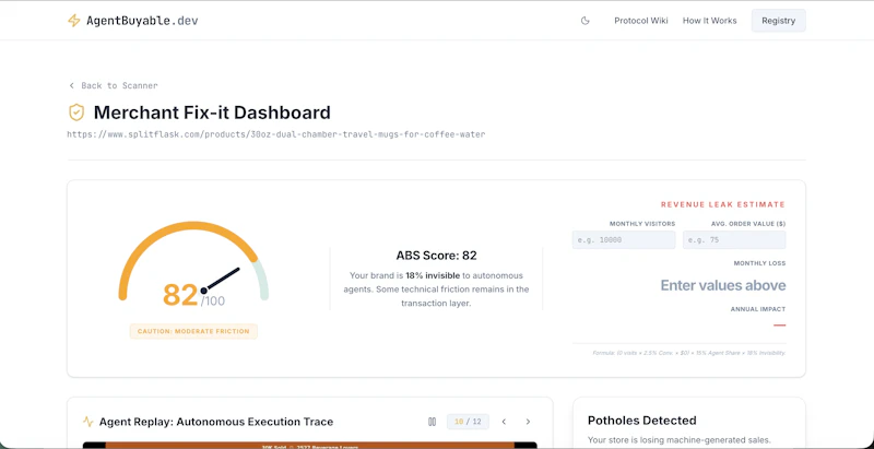 AgentBuyable.dev screenshot 6