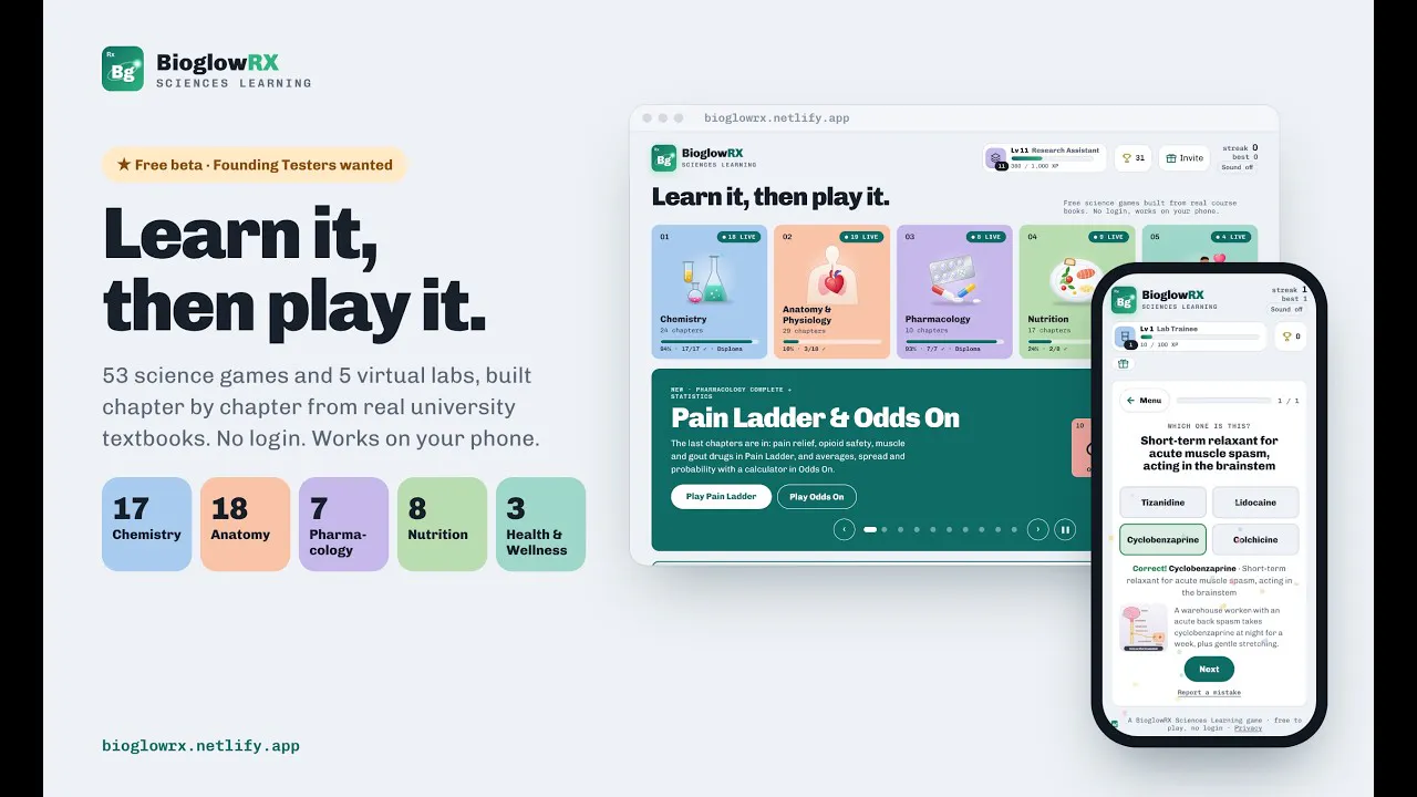 BioglowRX Sciences Learning  gallery image