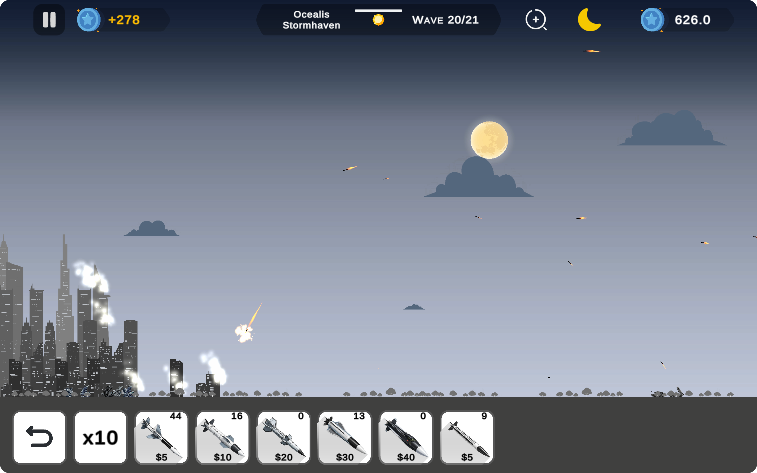 Rain Of Fire: Anti-Air Defense - Screenshot 2 showing product features and functionality