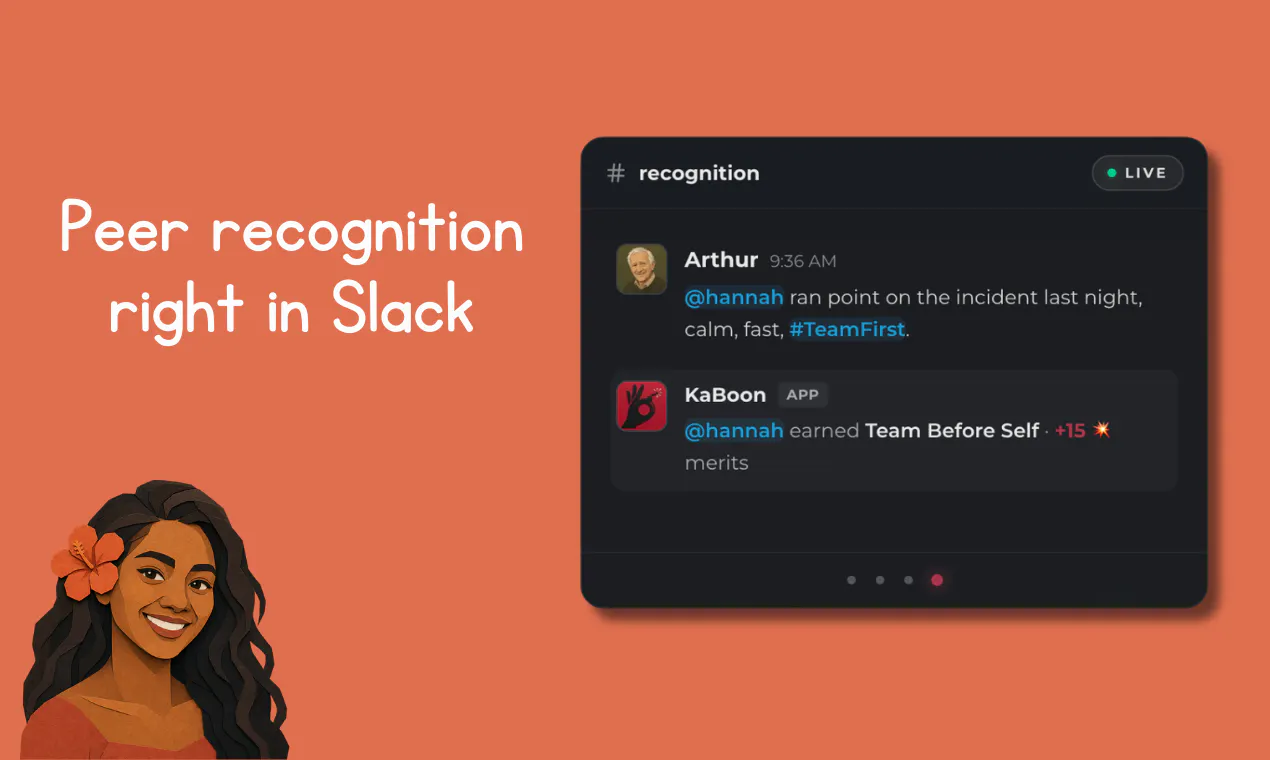 KaBoon: Slack Recognition Gamified screenshot