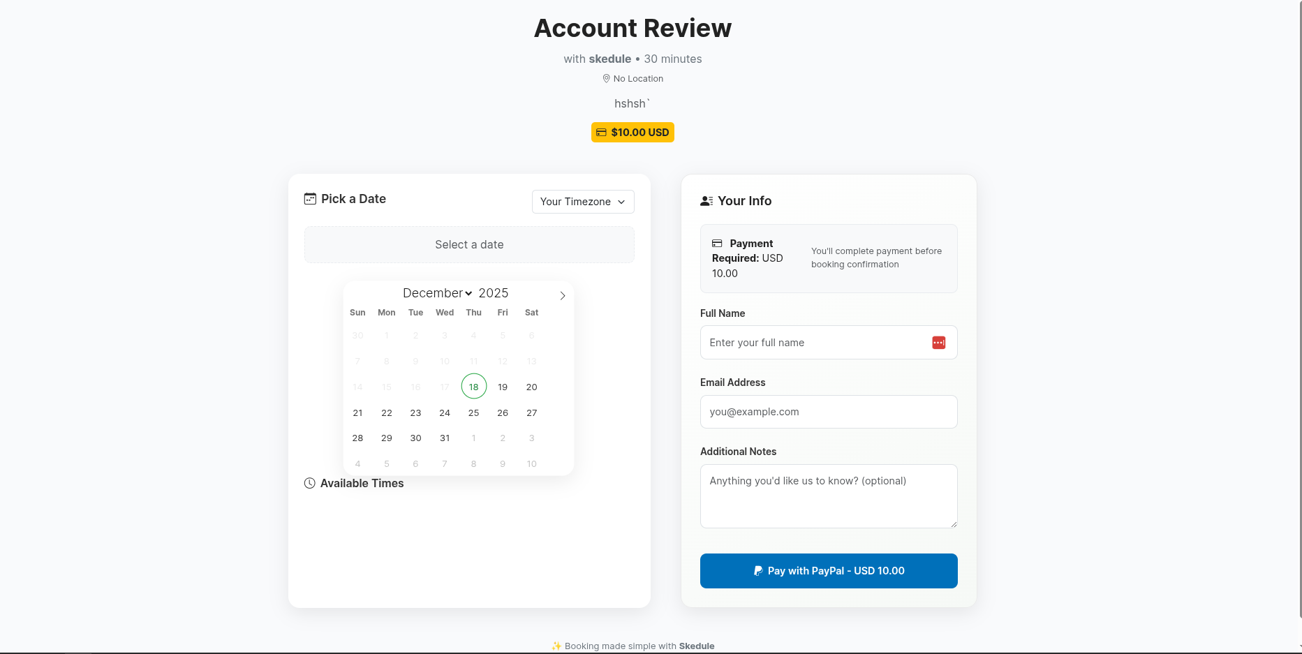 SkeduleApp Official Launch - Screenshot 5 showing product features and functionality