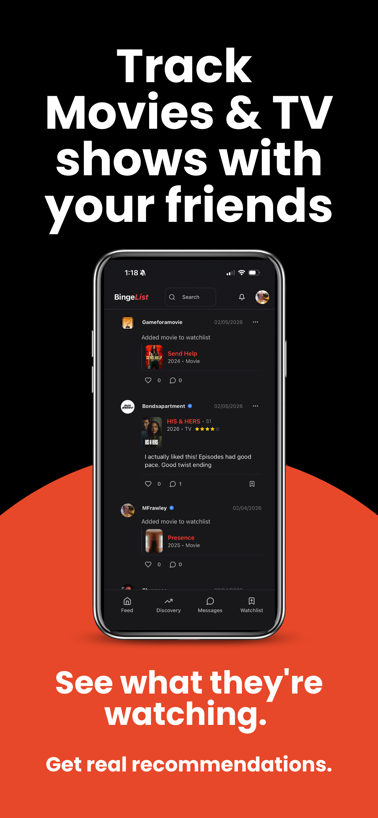 BingeList: Movie & TV Tracker gallery image