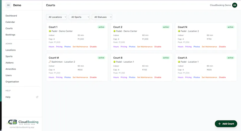 CloudBooking screenshot 2
