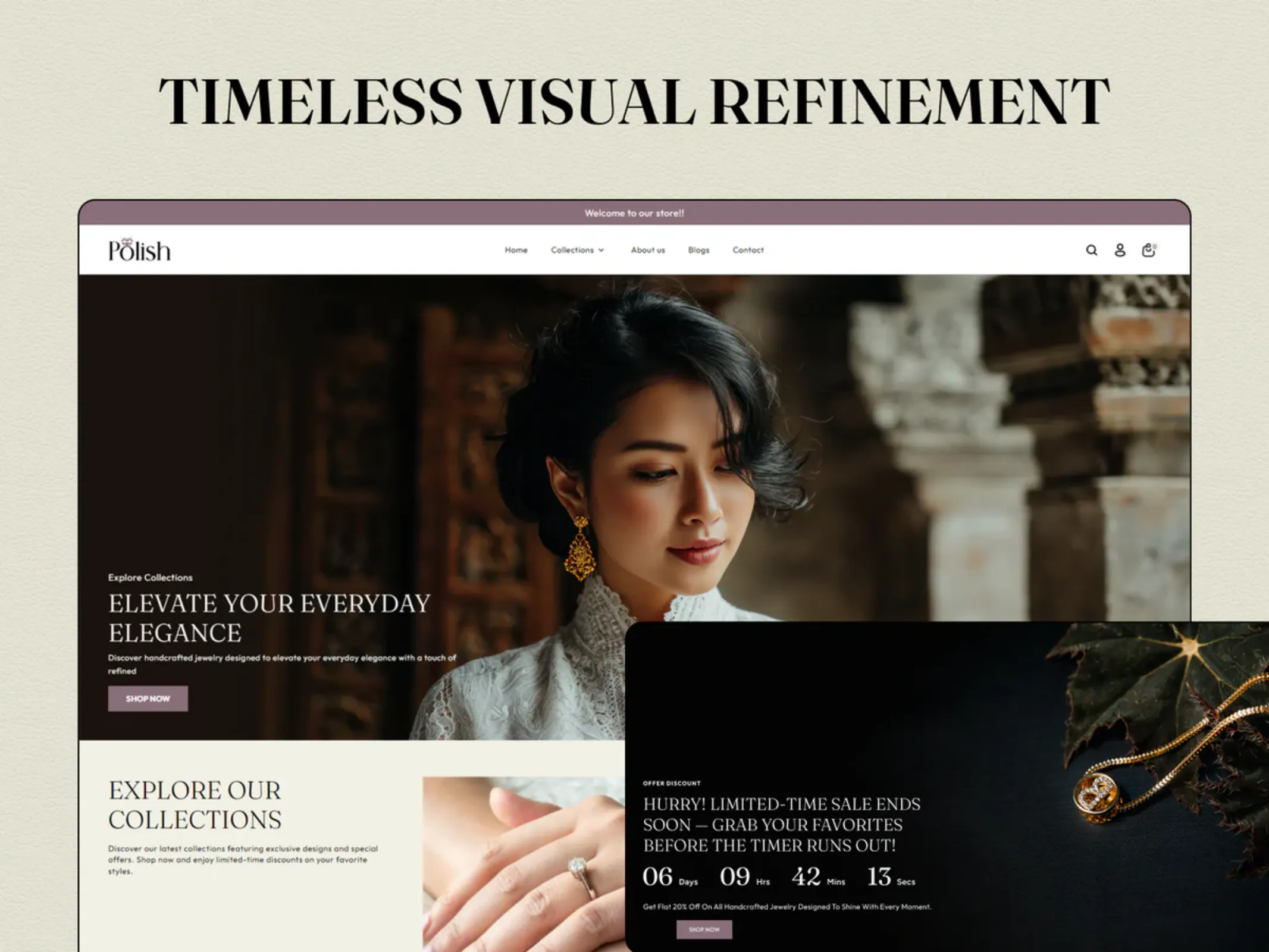 Polish Jewelry Store Shopify Theme gallery image