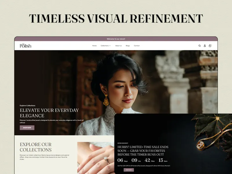 Polish Jewelry Store Shopify Theme screenshot 2