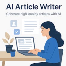 AI Article Writer Tool for Fast gallery image