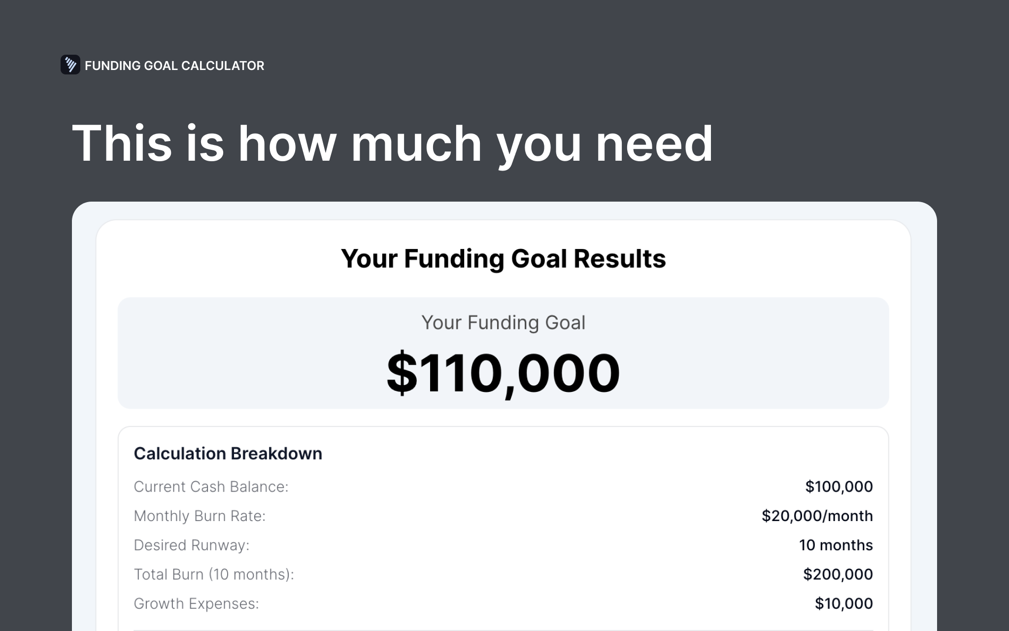 Funding Goal gallery image