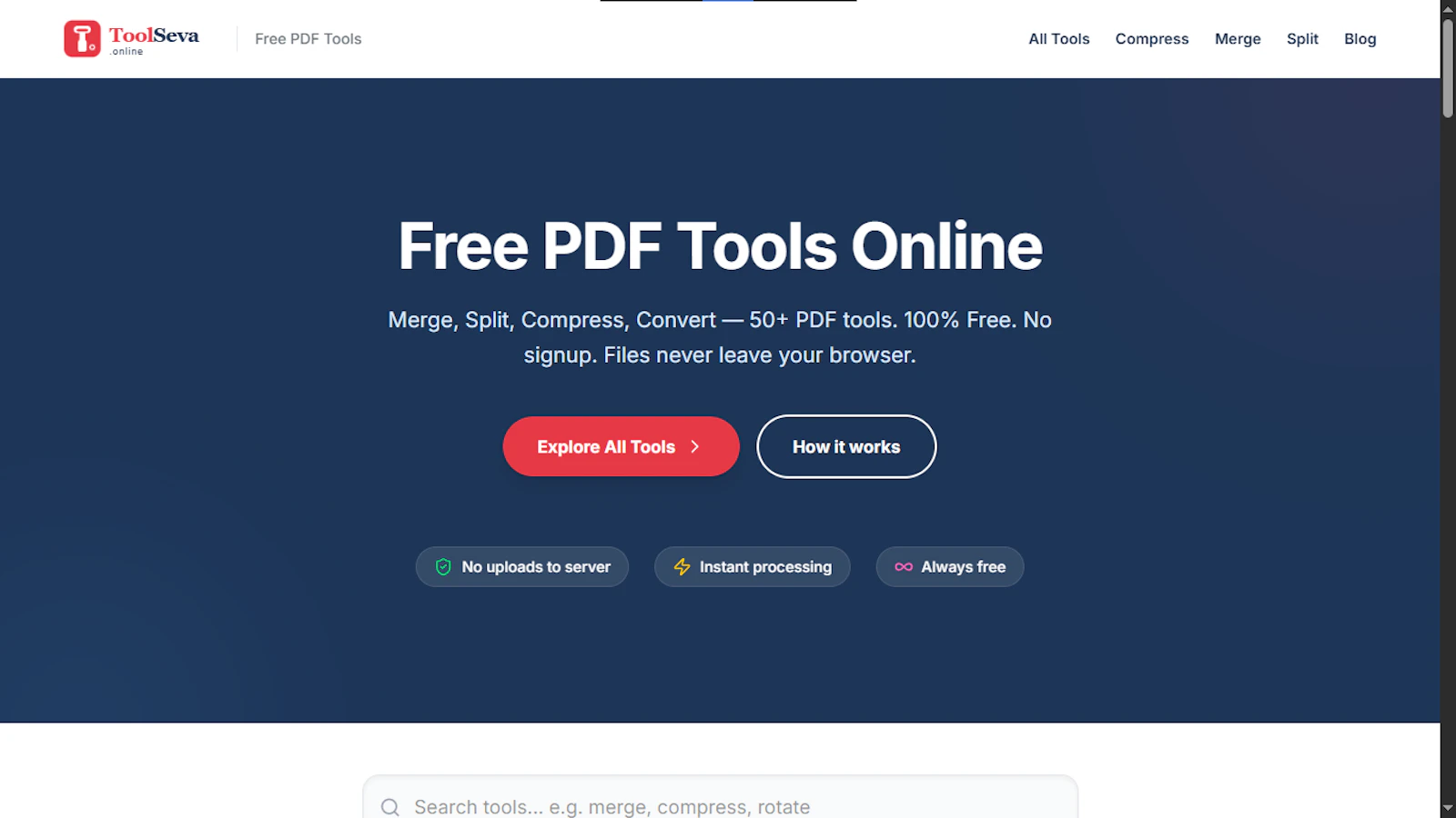 ToolSeva.online screenshot 1