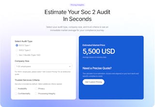 SOC2 Audit Cost Calculator by SecureLeap gallery image