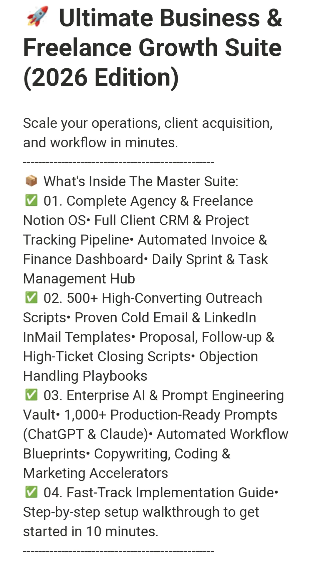 Ultimate Business and Freelance Growth  gallery image