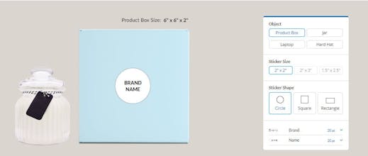 Stickers and Labels Font Size Tool gallery image