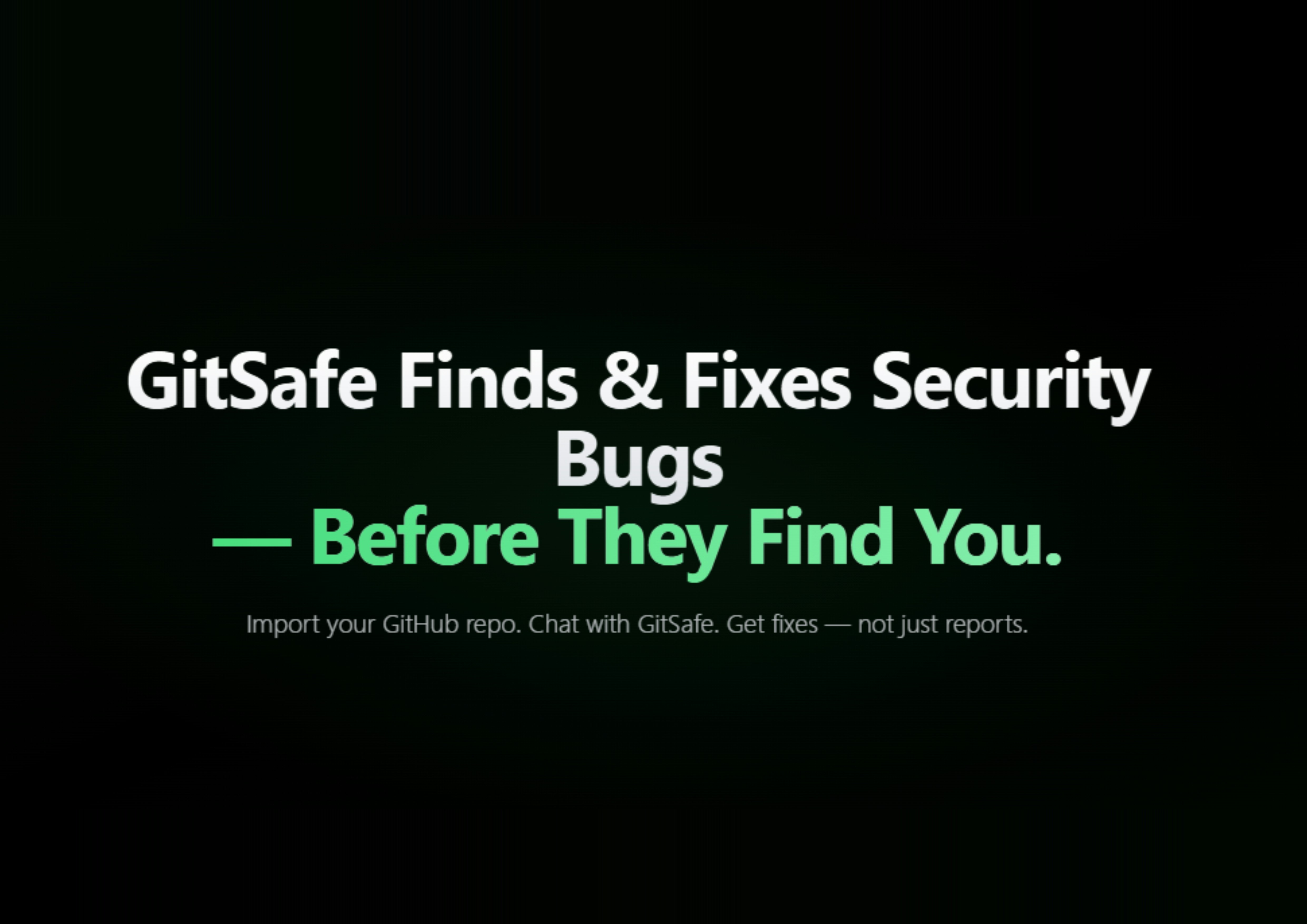 GitSafe - Main product screenshot demonstrating key features and user interface