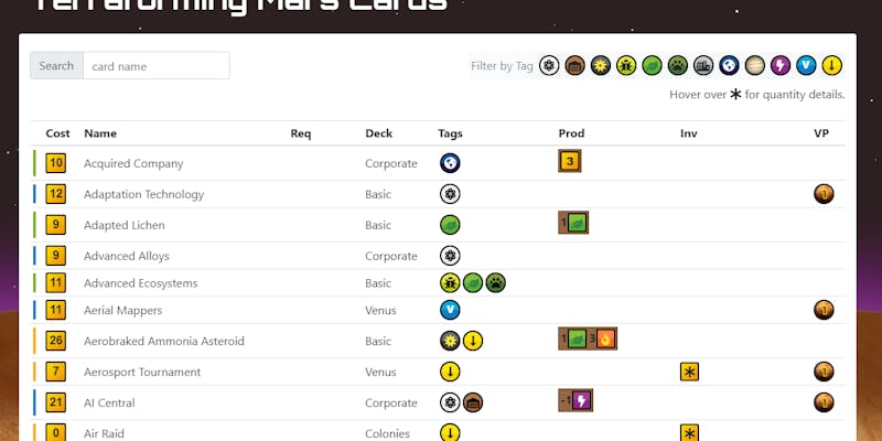 Terraforming Mags Cards media 1