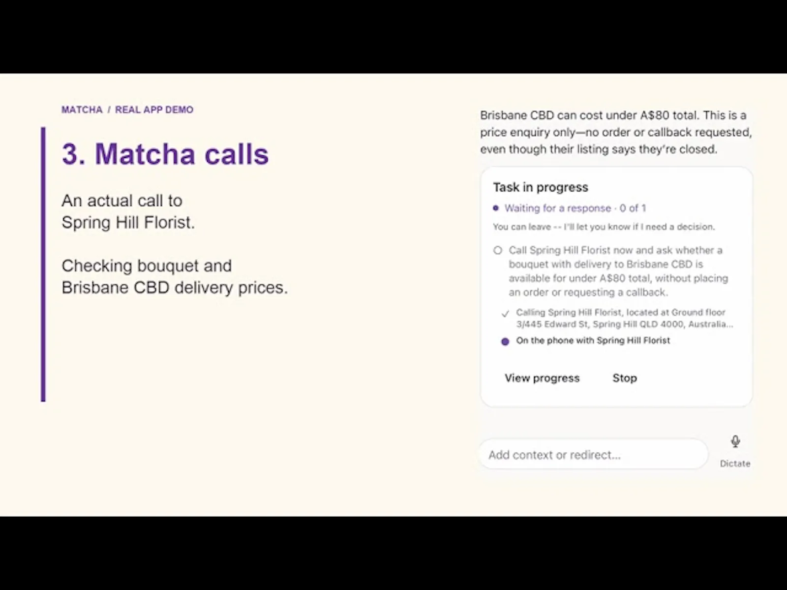 Matcha screenshot 1 (video preview)