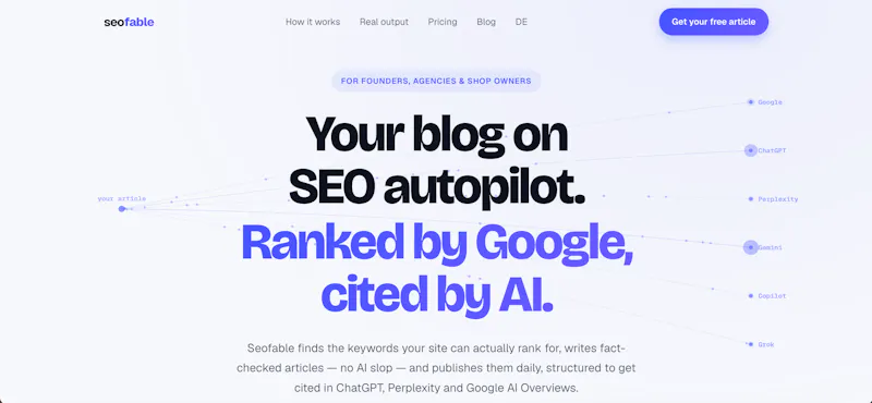 Seofable screenshot 1
