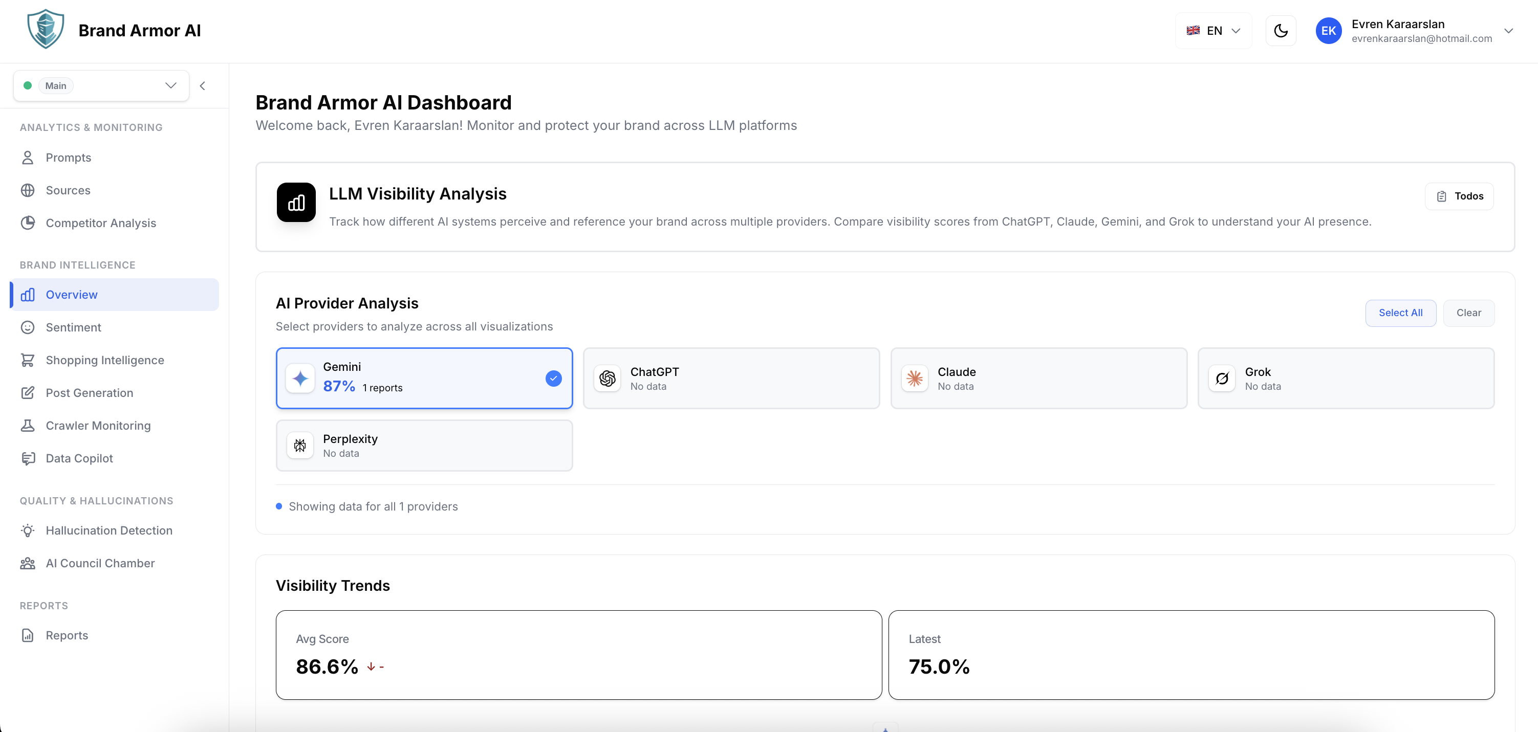 Brand Armor AI - Screenshot 5 showing product features and functionality