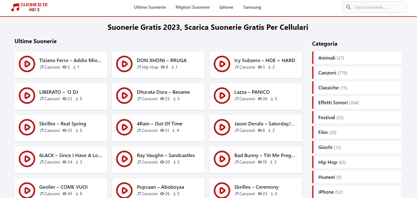 suoneriemp3.com - La migliore app suoneria del mondo media 1