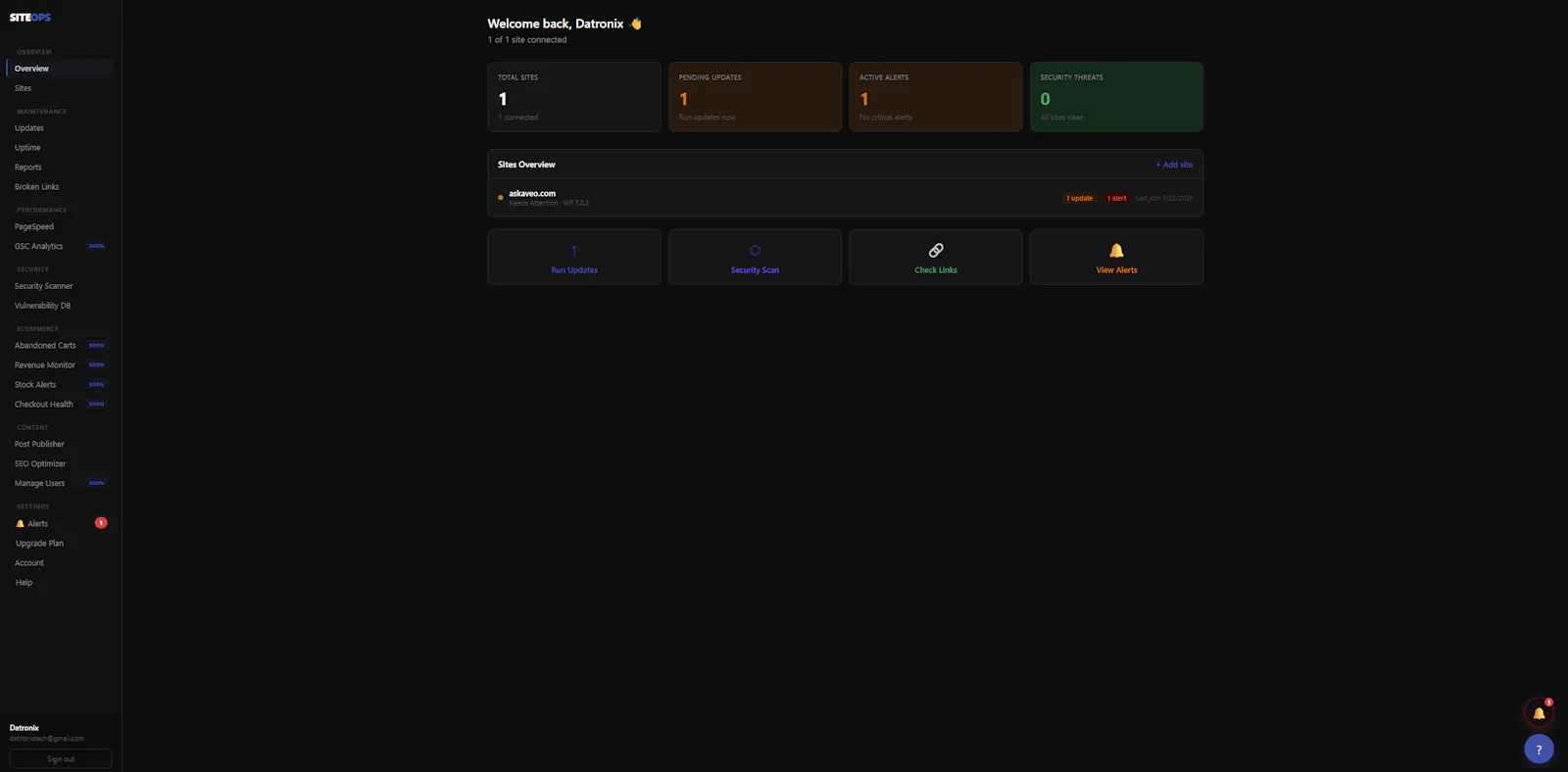 SiteOps screenshot 9
