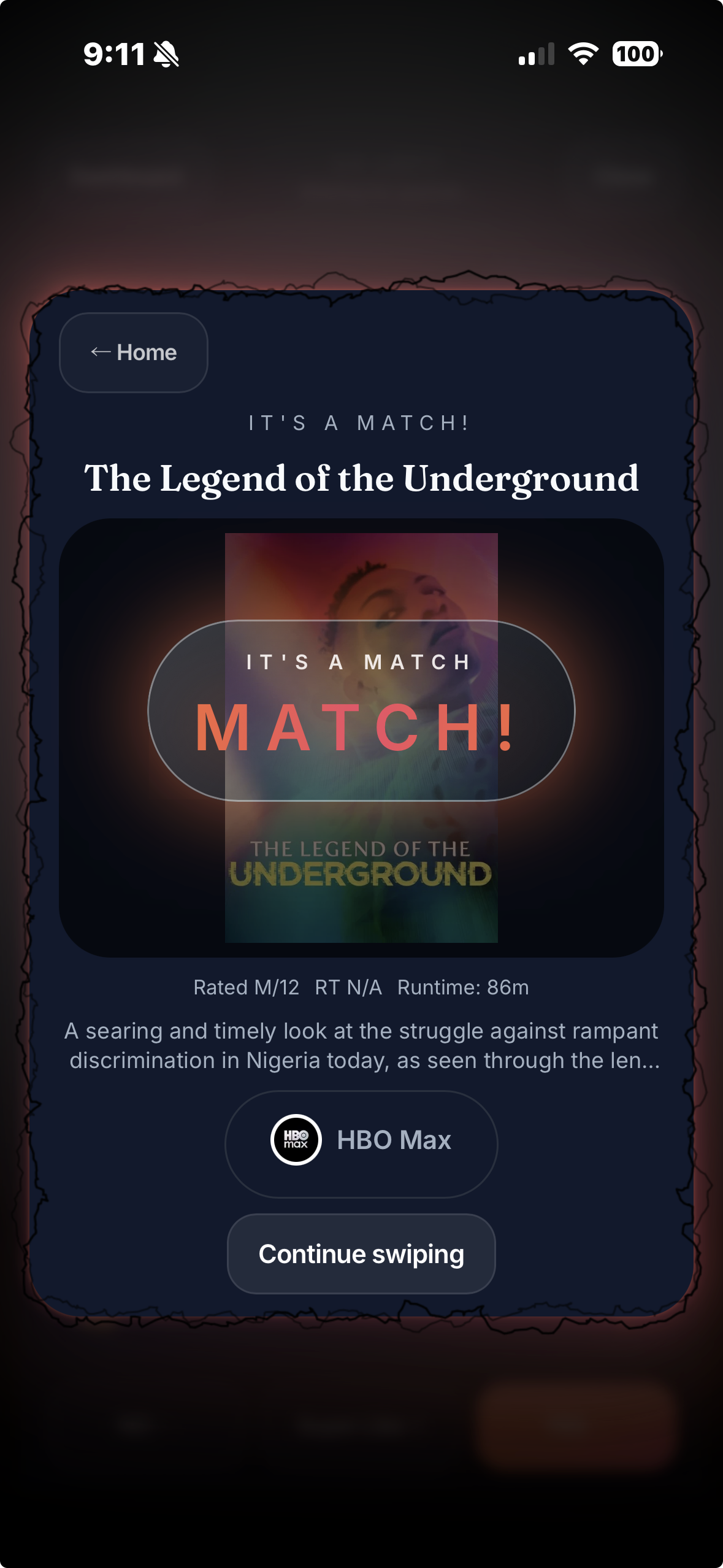 WatchPick — Tinder for movies/shows media 3