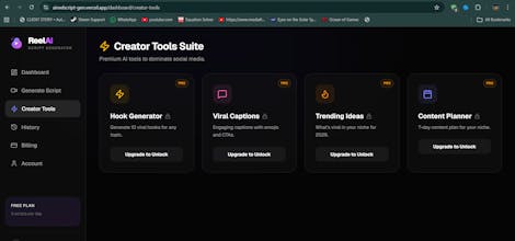 ReelScript AI gallery image