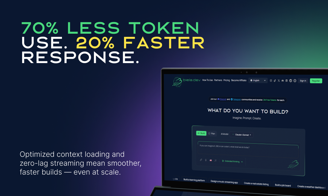 Biela.dev 2.0 - Screenshot 2 showing product features and functionality